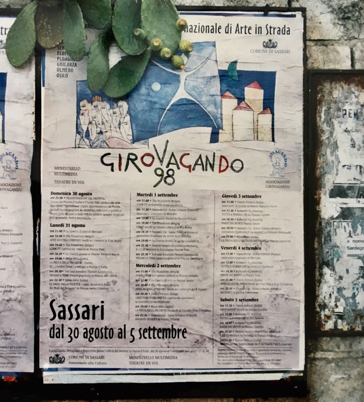 Girovagando, Sassari 1998