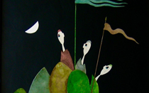 In secca - Tecnica mista, dim. 30x40  