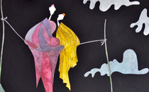 Dialogo sospeso - Tecnica mista, dim. 30x40