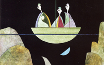 Colpo di coda - Tecnica mista, dim. 50x70