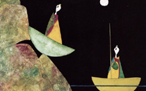 Onda lunga - Tecnica mista, dim. 50x70