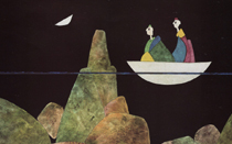 Passaggio obbligato - Tecnica mista, dim. 70x50