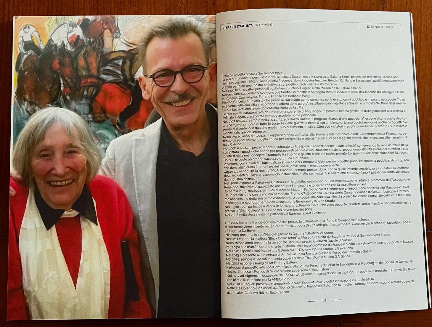 Ieri Oggi Domani - Febbraio 2021, Ritratti d'artista, Frammenti di Benito Olmeo