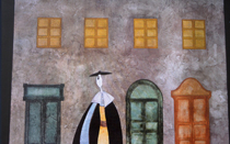Notturni sassaresi- Tecnica mista - dim. 70x50  